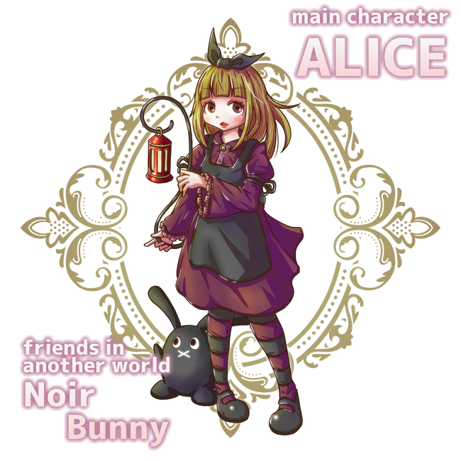 Alice and Noir Bunny